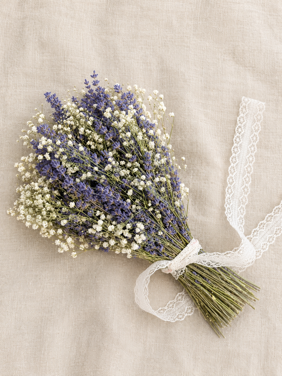 Lavender Snow Dried Floral Bouquet